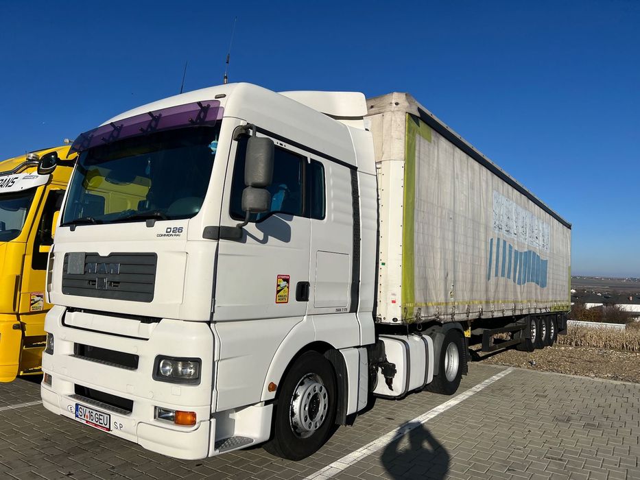 MAN Tga 480 + Schmitz Ansamblu cap tractor si remorca MAN TGA 480 si Remorca Schmitz