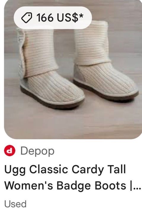 ugg knited original white