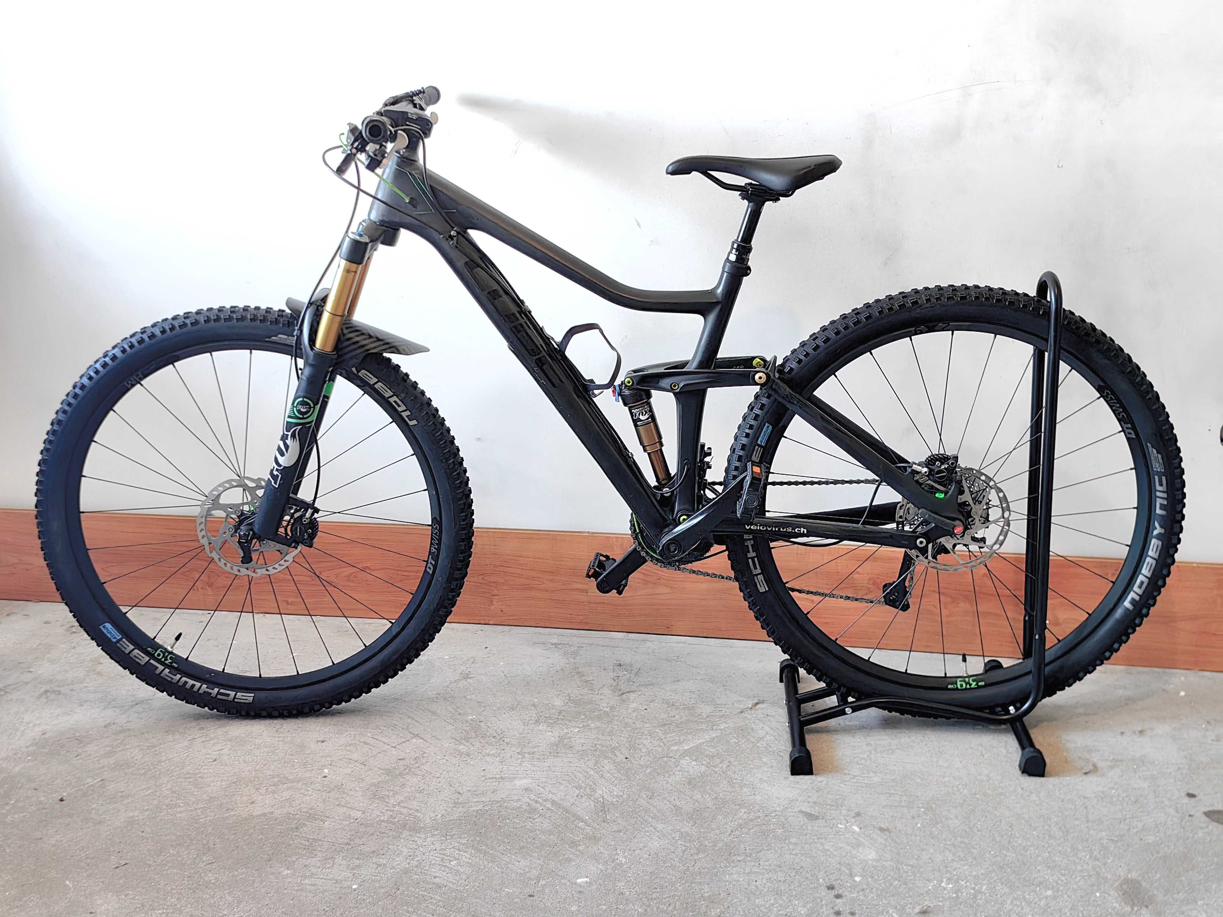 Велосипед Cube Stereo 140 Carbon, М размер, 29"
