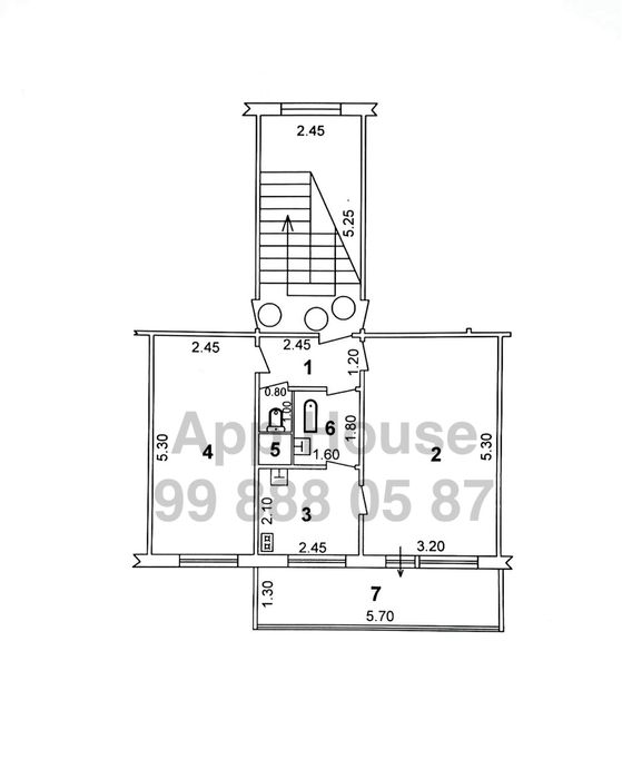 Двушка 2/4/4 Лисунова 1, Разделка, Кадышева, Военкомат, Авиасозлар 1