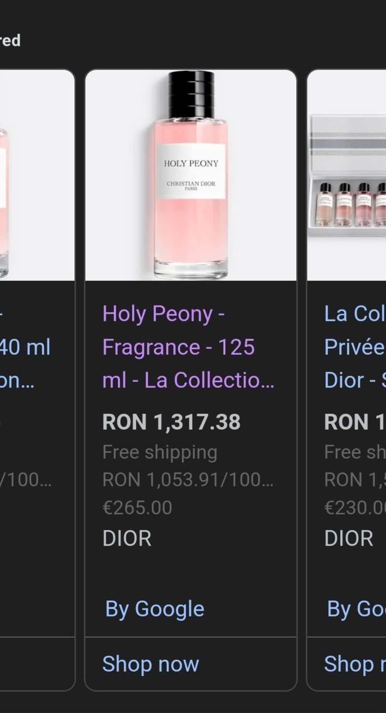 Parfum Holy Peony Christian Dior SIGILAT