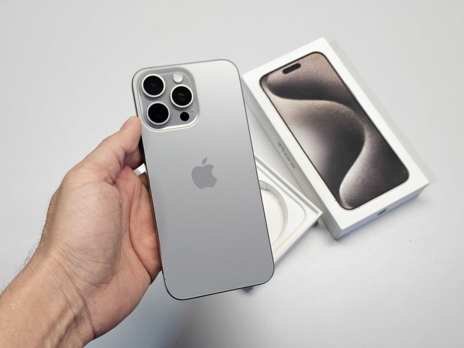 ПРОДАМ iPhone 15 Pro MAX (512GB) Natural / SIM. Состояние ОТЛИЧНОЕ.