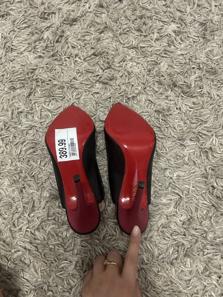 Pantofi piele naturala