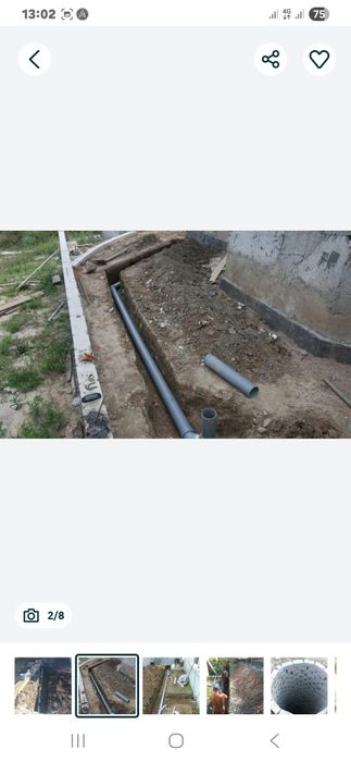 Kanalizatsiya qazish ishlarin qilamiz