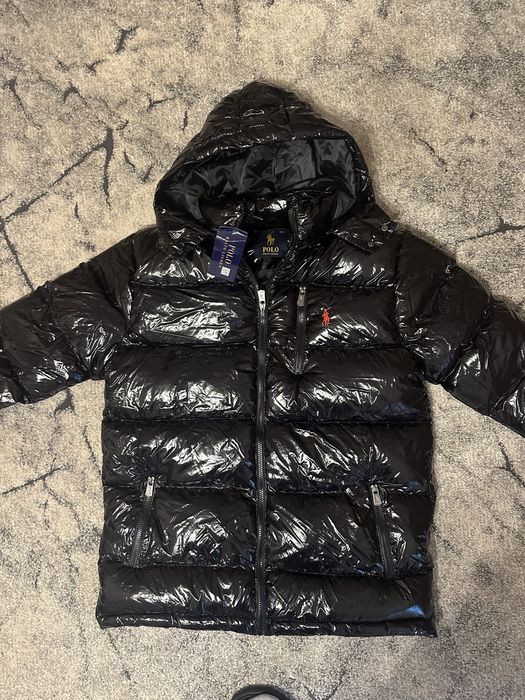 Geaca de iarna talph lauren puffer neagra