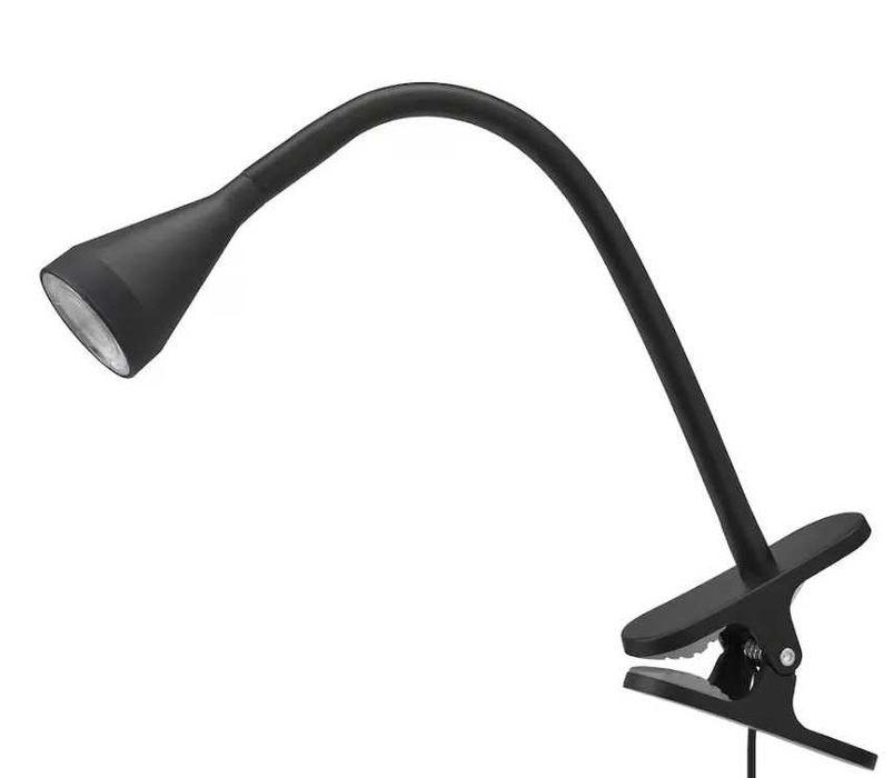 Lampă LED+clemă, negru - Ikea Navlinge