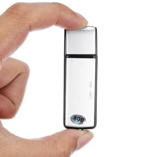 Stick USB Spion Reportofon iUni STK100, 8GB, 18 ore Autonomie