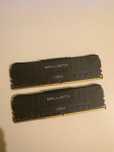 RAM Crucial Ballistix 16GB (2x8) DDR4-3000 XMP