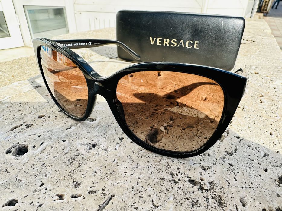 Ochelari dama Versace Butterfly originali 100% !   + toc piele !