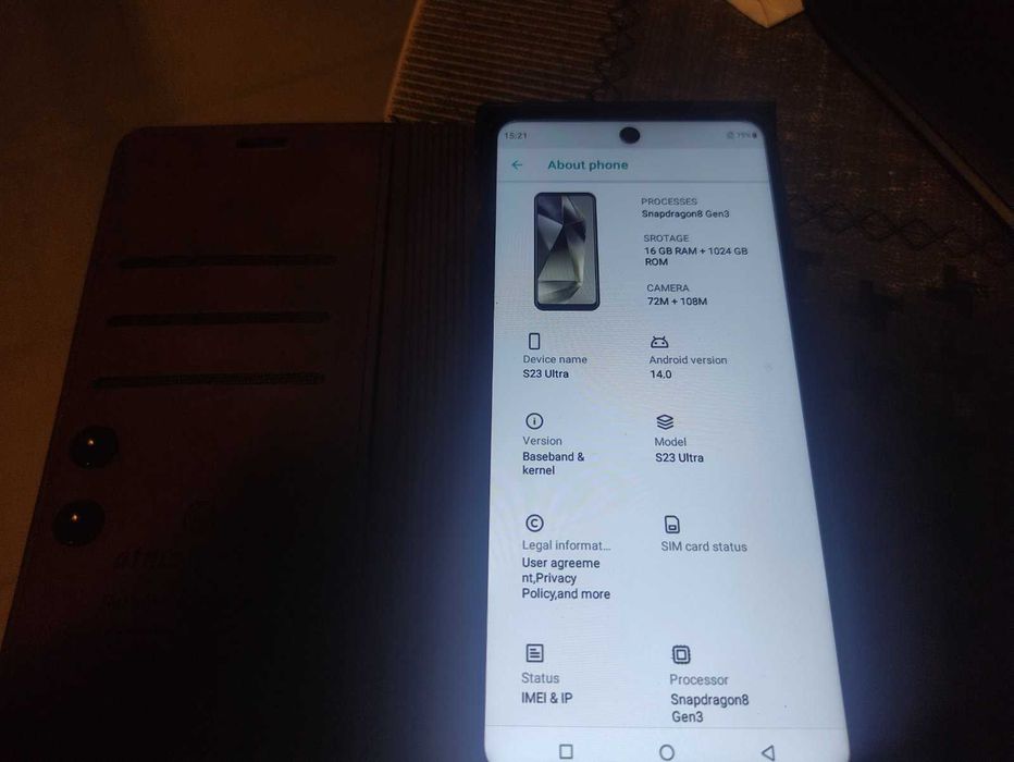 Телефон GSM 6.5 ' инча + калъф