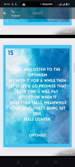 Pachet de oracol cu 55 de cărți pentru explorarea tuturor emotiilor.