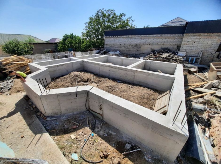 фундамент стядка забор құямыщ куямыз заливаем фундамент миксер