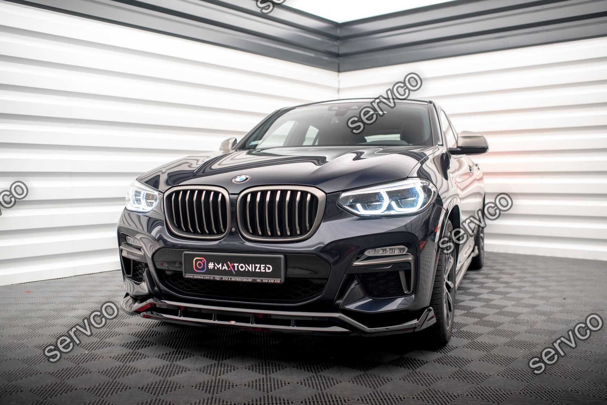 Prelungire bara fata Bmw X4 G02 M-Pack 2018-2021 v4 - Maxton Design