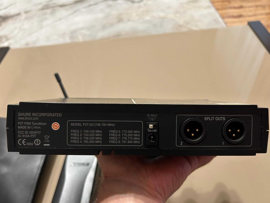 Shure PSM200 IEM Wireless – Transmitator + Bodypack complet