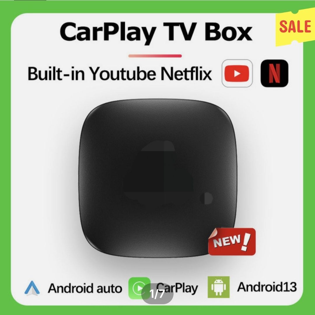 СarPlay Mini Ai Box Android13 Поддержка Ютуб