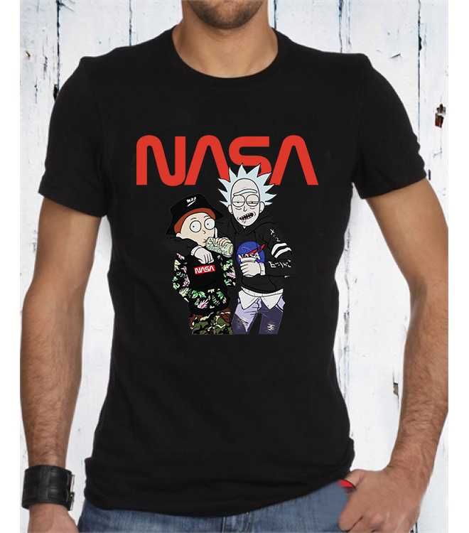 РИК и МОРТИ / RICK & MORTY NASA тениски - 3 МОДЕЛА! Или с ТВОЯ идея!