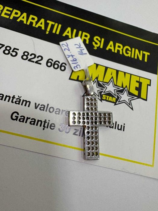 Cruce Aur Alb 14K (ctg)staramanet