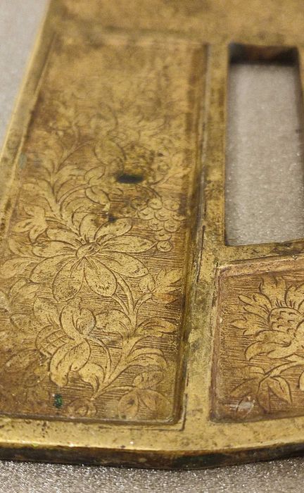 Crucifix ”Iisus rastignit”, email policrom si bronz | secol. 19