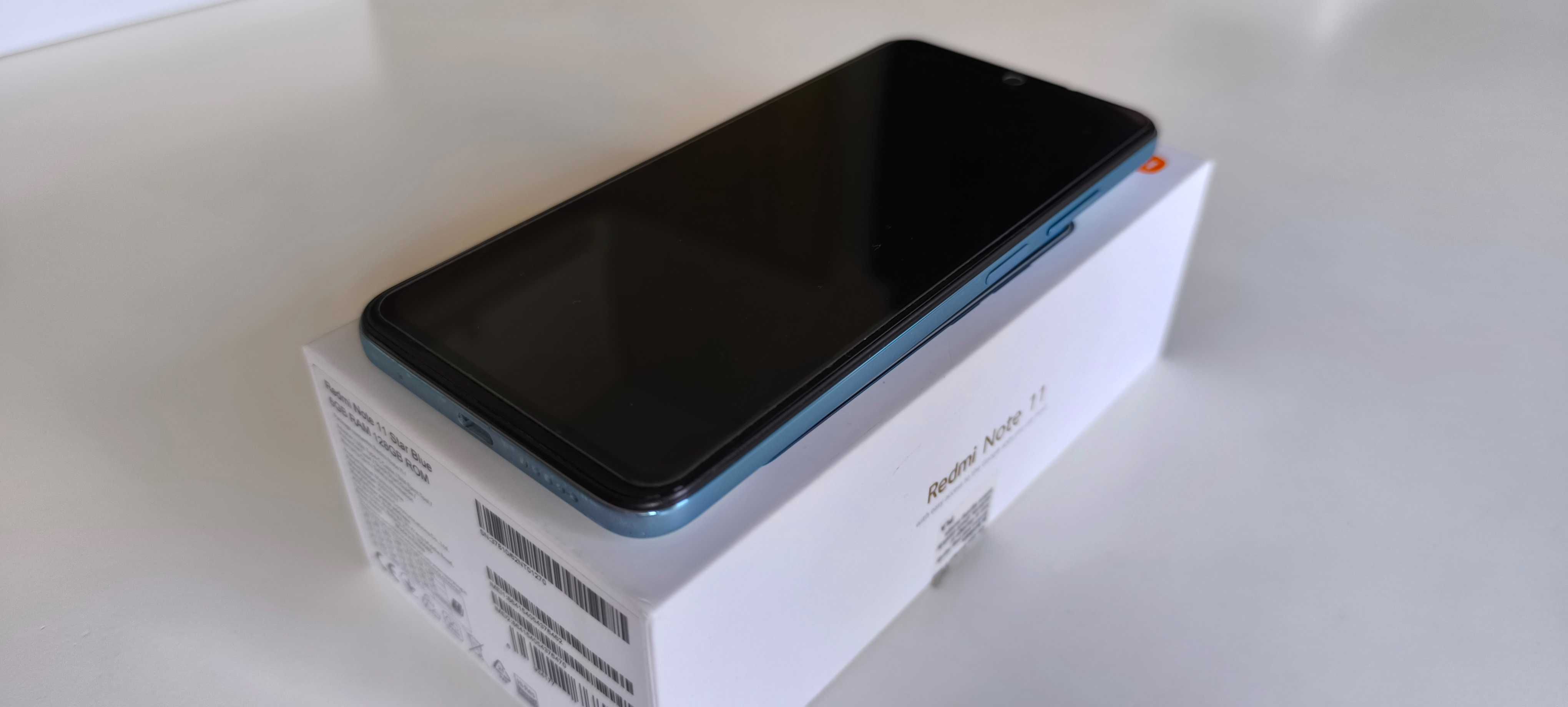 Xiaomi Redmi Note 11 Star blue RAM 6GB/128GB пълен комплект + подарък!