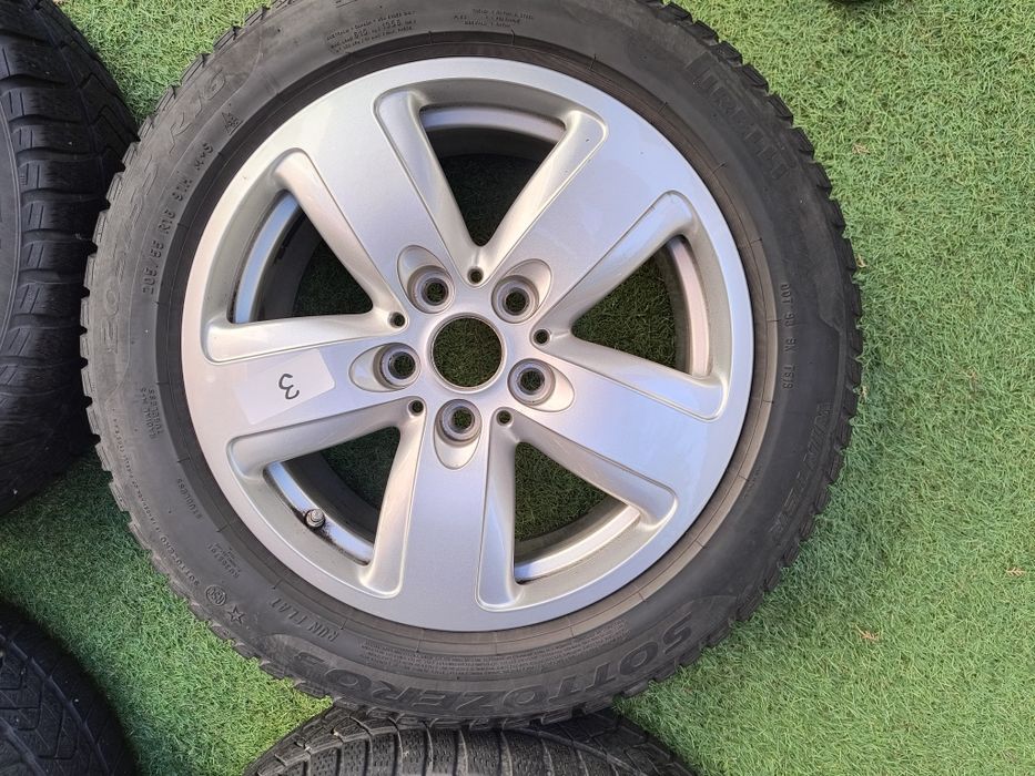 Jante Mini Cooper 6jx16h2 5X112 cu anvelope Pirelli runflat iarna