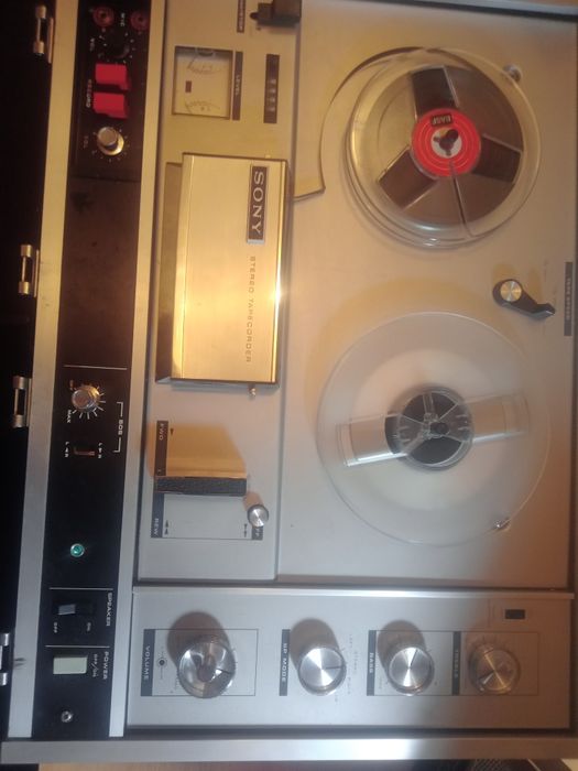 Magnetofon Sony TC540 cu amplificare si boxe originale