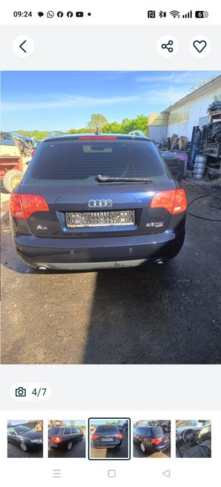 Piese motor cutie quatrro planșa torpedou ușa jug punte audi A4 b7