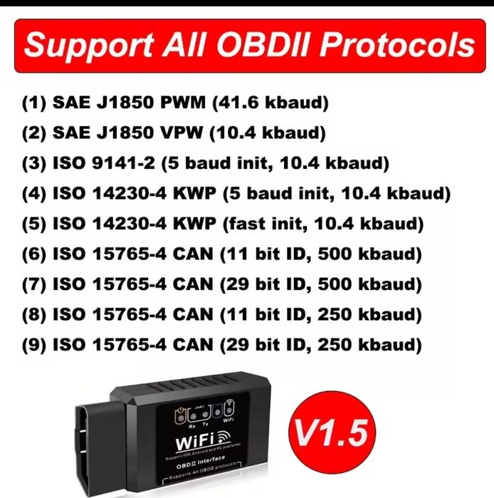 Aparat Tester OBD Wifi , Compatibil IOS & Android , Diagnoza AUTO Wifi