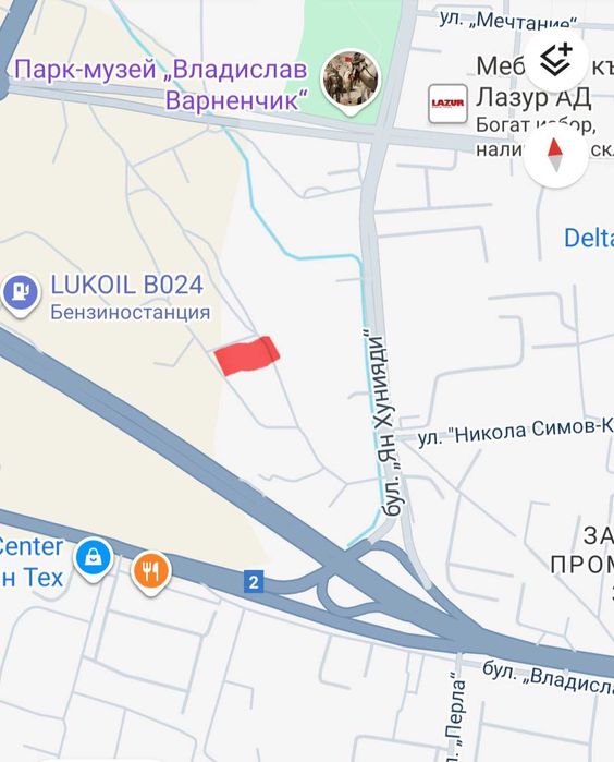 Дава се под наем Парцел в Варна, Западна промишлена зона - 1000 кв.м за 1020 € - Снимка #2