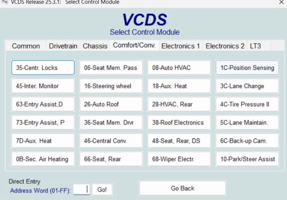 Tester/Diagnoza VAG-COM/VCDS 25.3.1 in Romana sau Engleza din Mai 2025