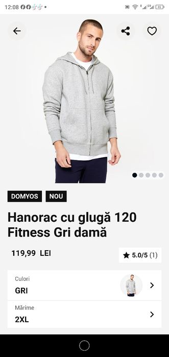 Hanorac bărbați  nou cu eticheta