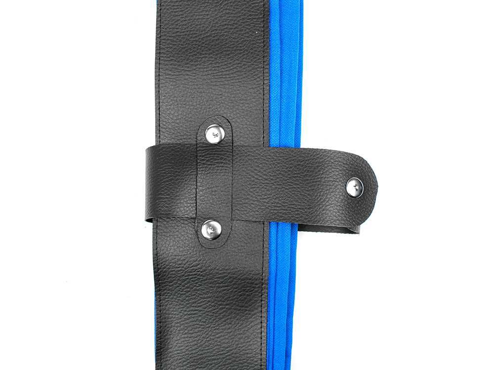 Perdele pentru camion, 4 piese / albastru + negru