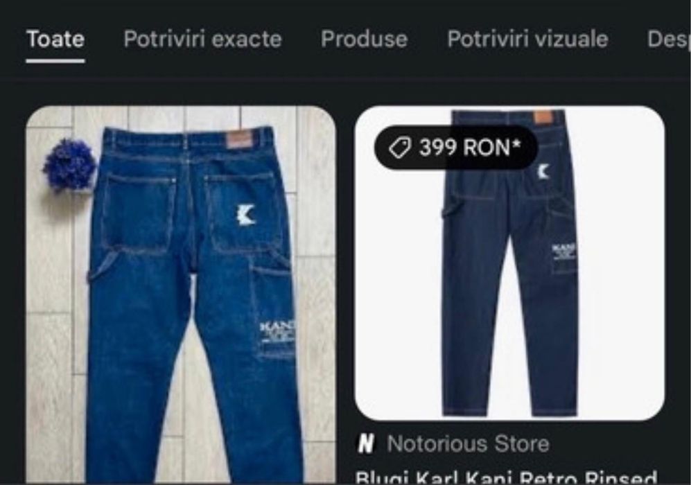 Blugi pentru barbati , Karl Kani, marime M