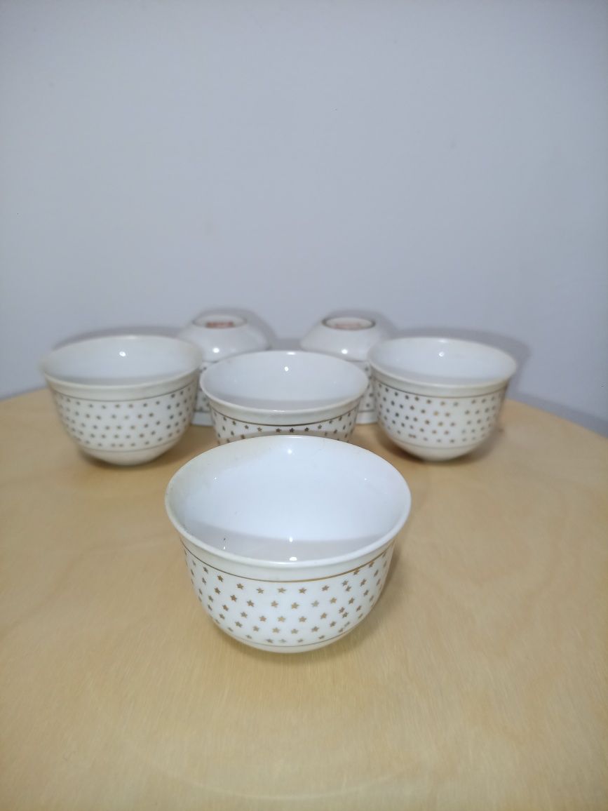 Set 6 x bol vintage, din portelan chinezesc - 50 ml