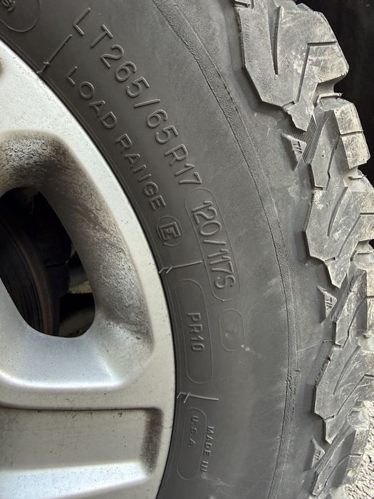 Anvelope off road M+S 265/65/17 BF Goodrich