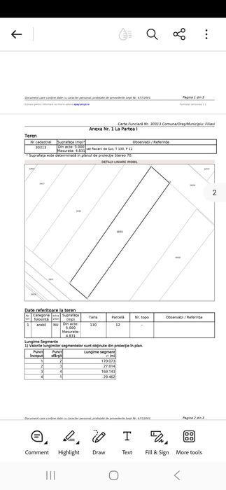 Teren de vânzare – Răcarii de Sus, la DN/E70 – 5.000 mp