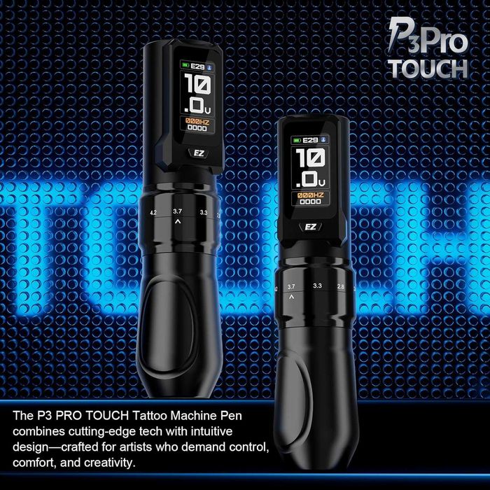 EZ P3 Pro Touch безжична машина за татуировки с голям сензорен екран