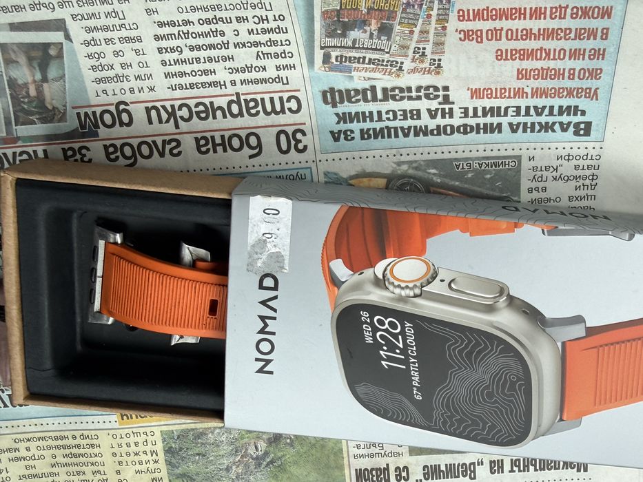 Apple watch band proudly carbon neutral Nomad 60lv