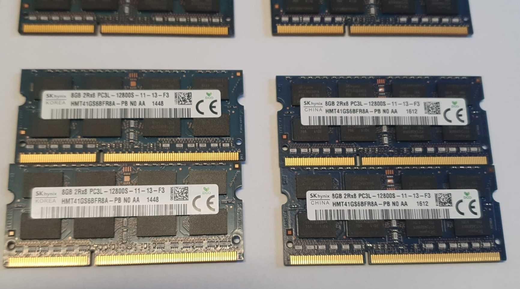 Kit 16GB DDR3 sodimm Hynix , kit 2 x 8GB DDR3L 1600 Hynix, laptop