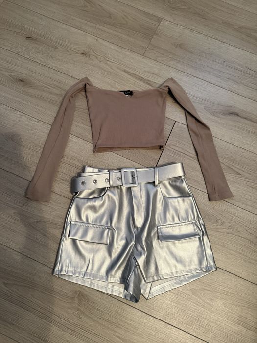 Кожена пола Зара zara