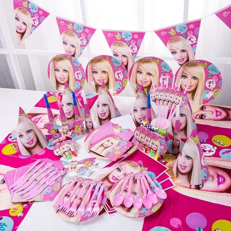 Barbie set complet articole petrecere