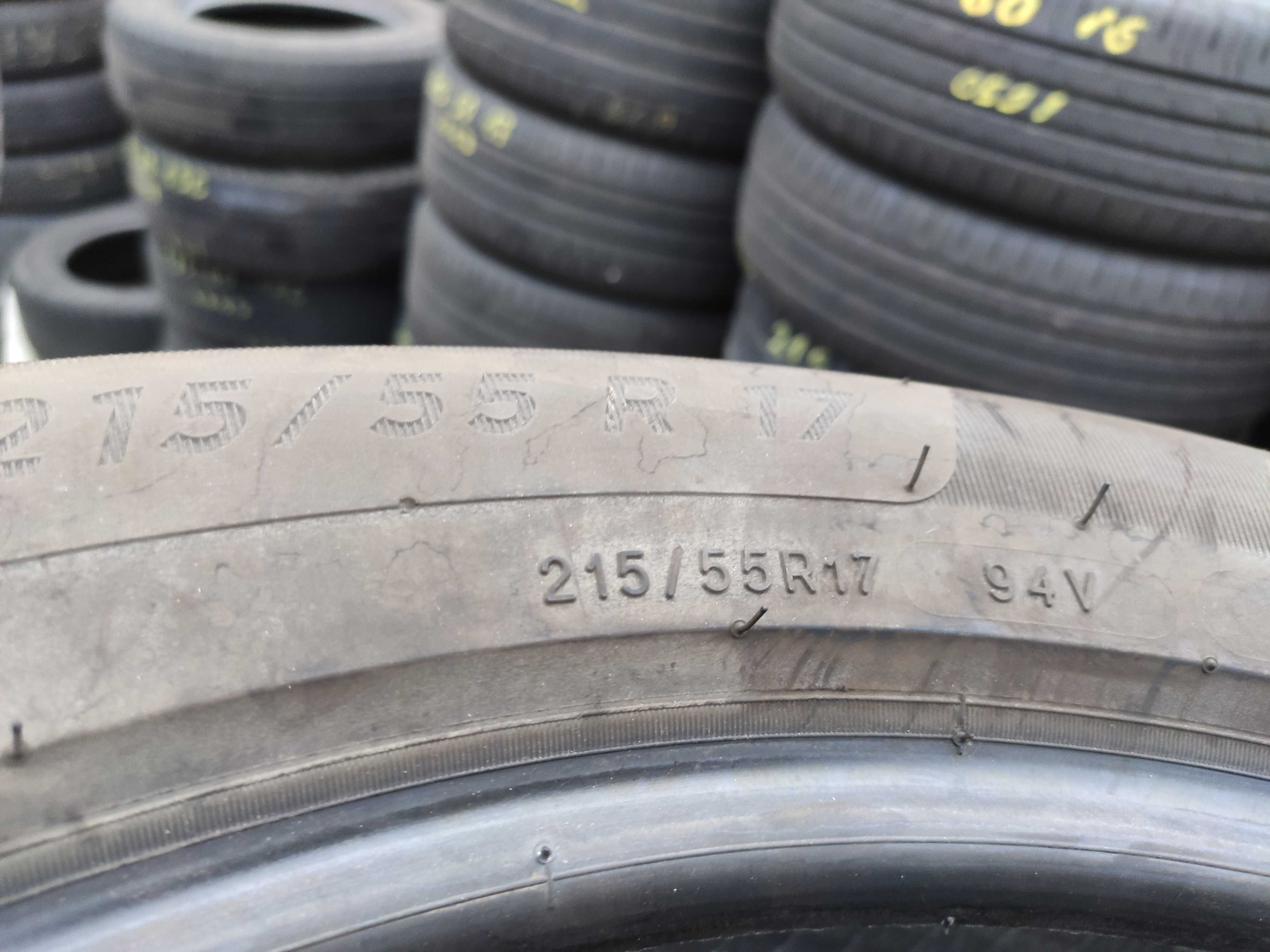 4бр Летни гуми 215 55 17 - Michelin - DOT 2022