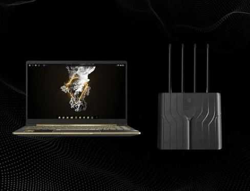 CryptoData Minter Router + Laptop BASM