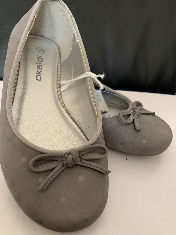 Детски обувки (нови) на OKAIDI,  тип “Балерини”, размер 29