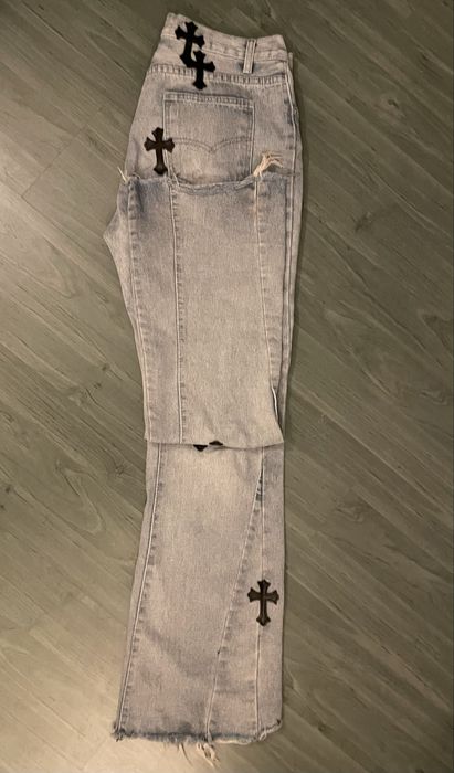 Chrome Hearts дънки тип Flared