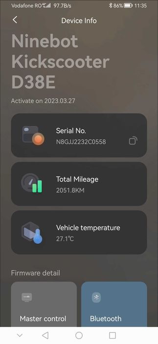Trotineta segway nine bot kickscooter d38e
