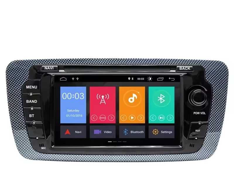 Мултимедия за Seat Ibiza Двоен дин Навигация 2 DIN плеър Android Сеат