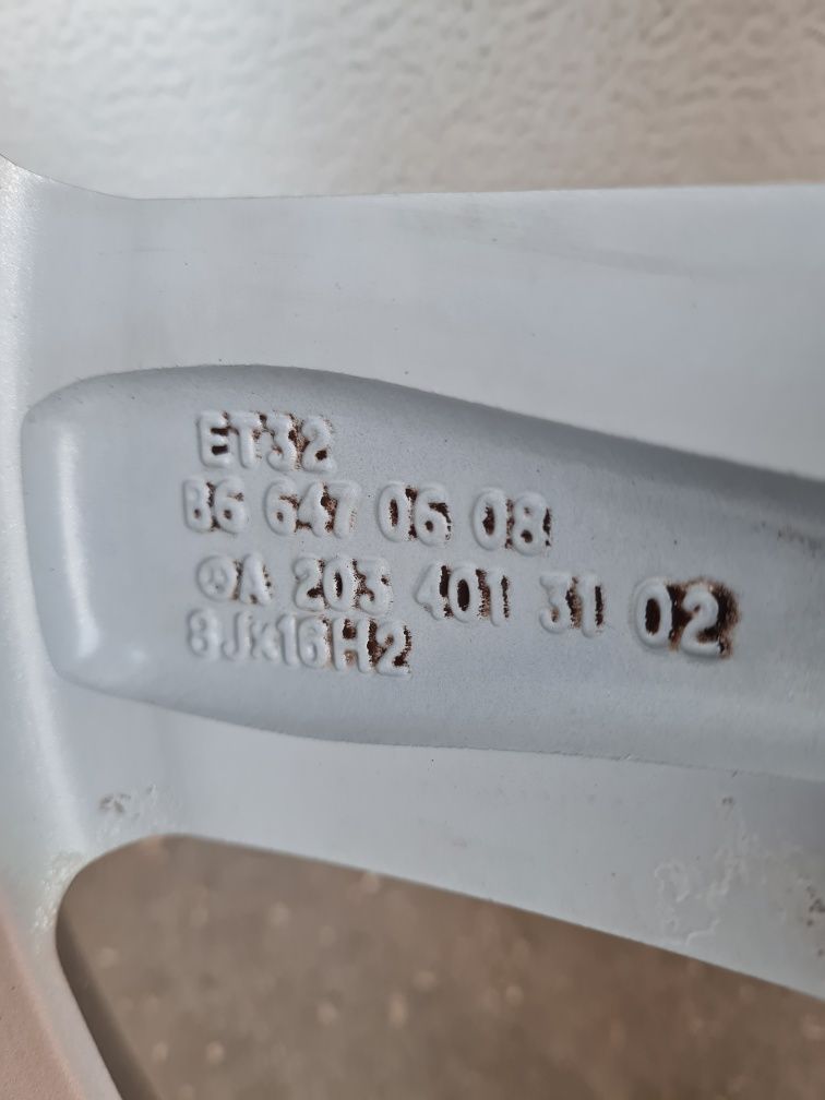 Оригинални джанти за МЕРЦЕДЕС MERCEDES С. П. R16 5x112 ET31/32 7/8J