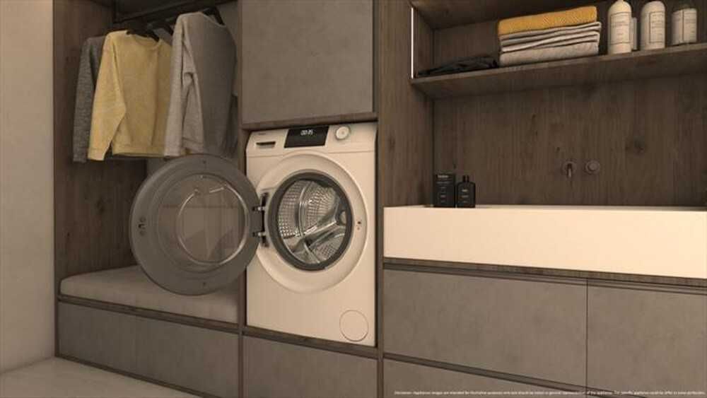 Нова инвереторна пералня с пара Haier 9 кг