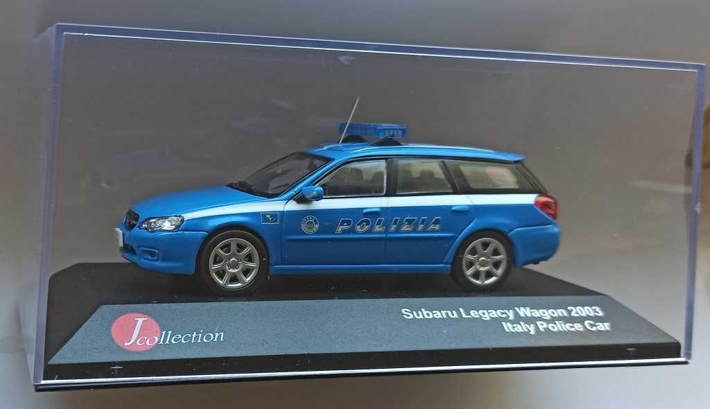 Macheta Subaru Legacy Wagon Break MK4 2003 Politia - JCollection 1/43