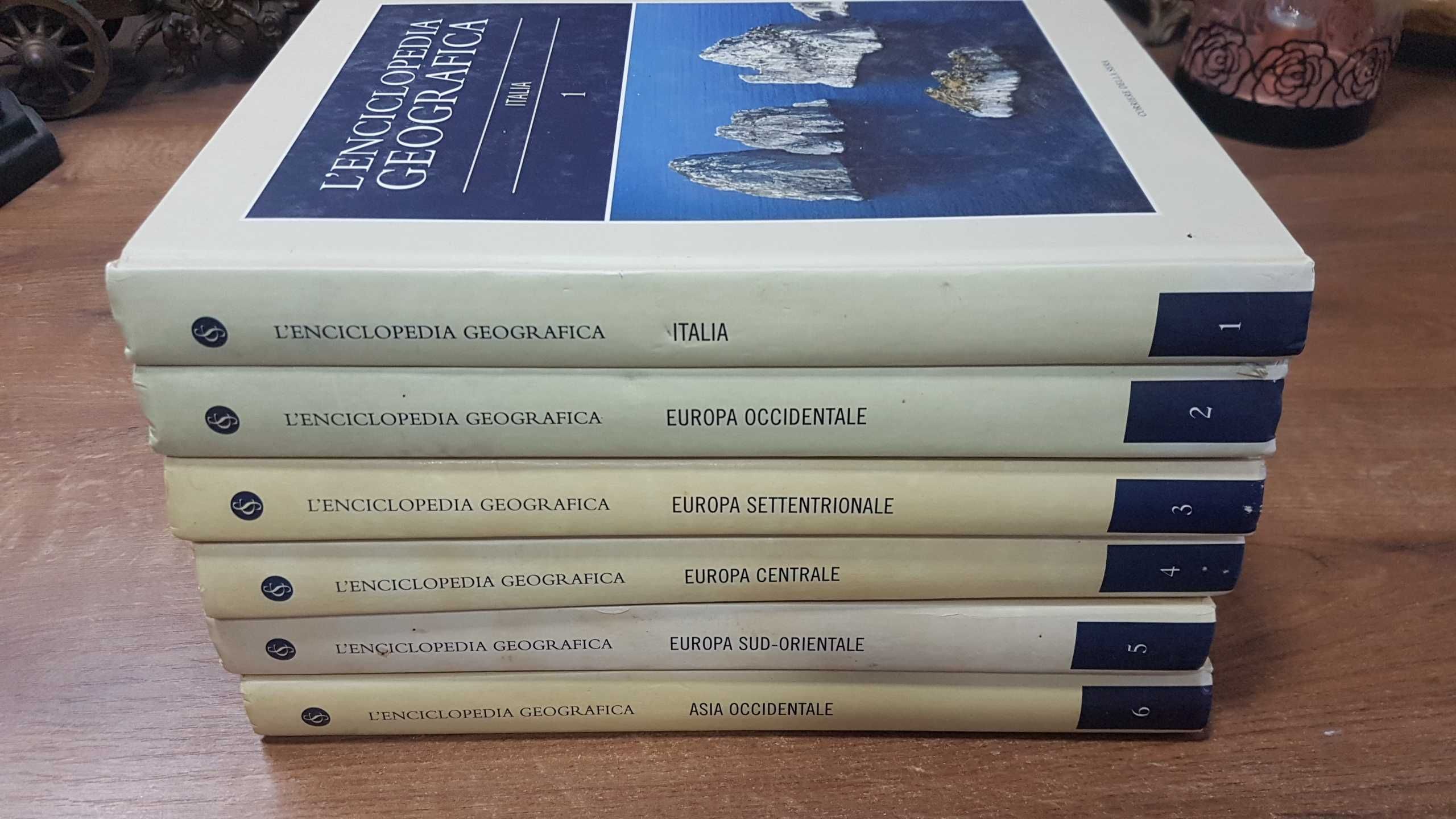 L’enciclopedia geografica , vol. 1-6, in limba Italiană ed. 2004